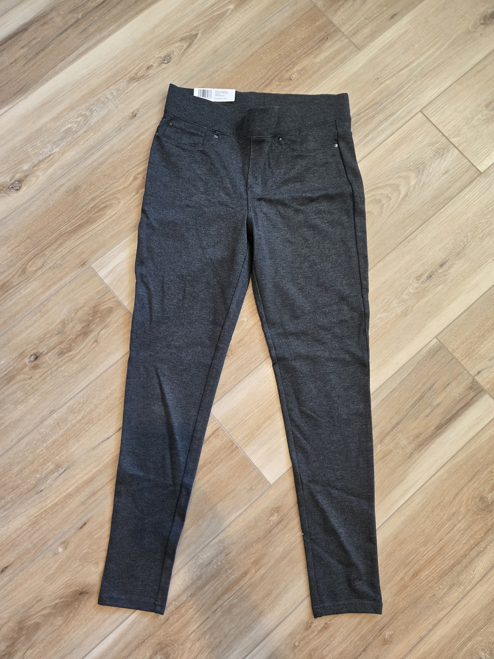 Seven7 Womens Charcoal Pull-On Leggings